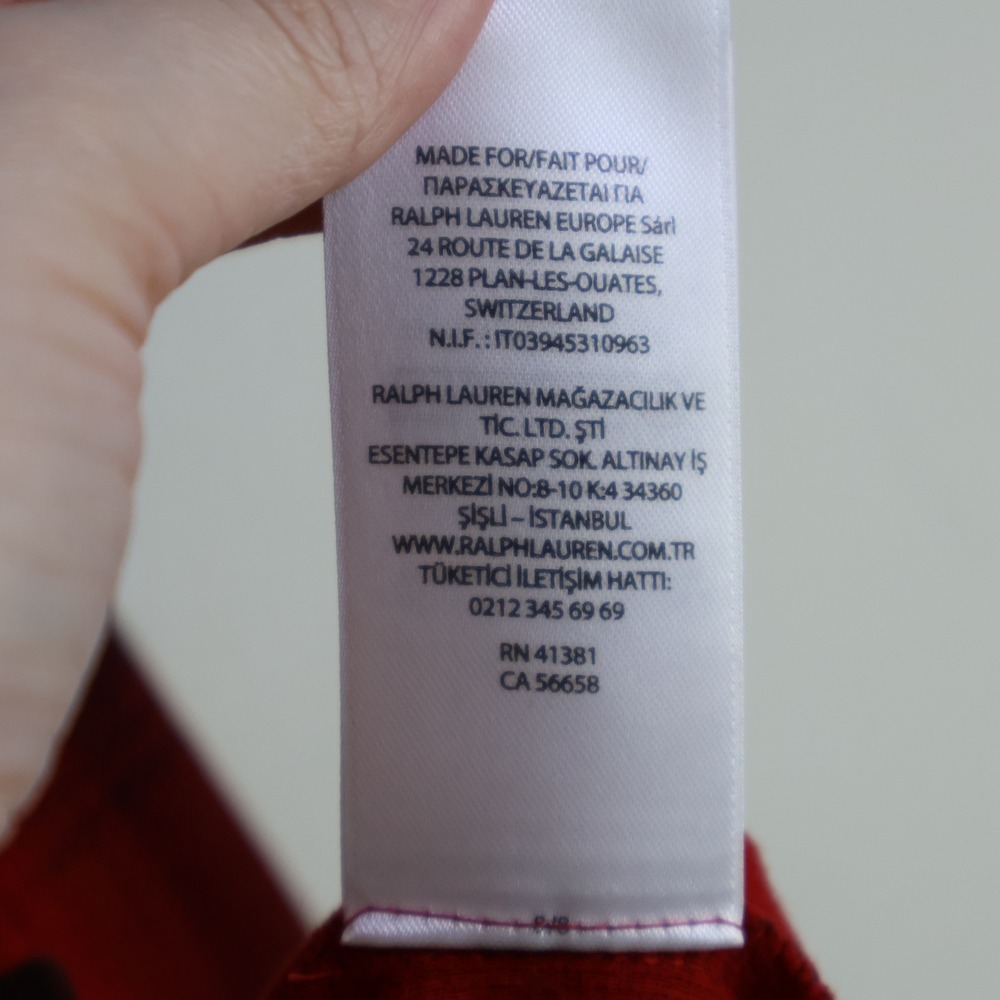 Polo Ralph Lauren Estate Rib Buffalo Plaid Quarter Zip Pullover Large Red Black - Picture 7 of 11